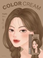 Kota color cream สียาย้อมผมออแกรนิค COLLOR Sepia