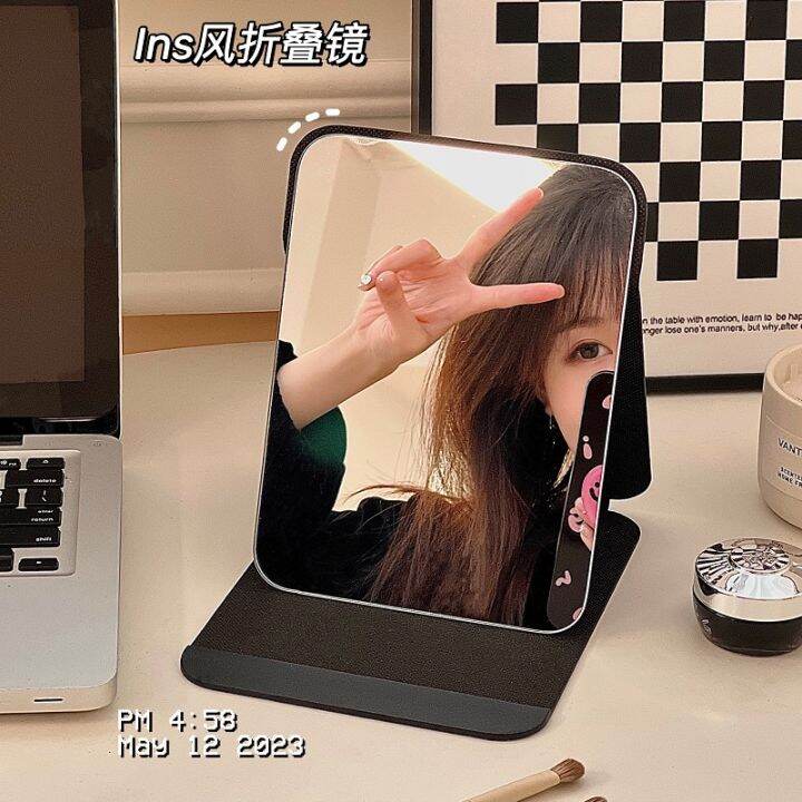 Ins Small Mirror Makeup Mirror Student Dormitory Girl Dressing Mirror
