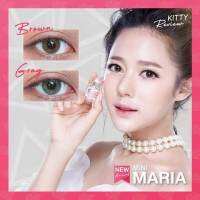 คอนแทคเลนส์ รุ่น mini Maria มีสี เทา ตาล มีค่าสายตา