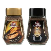 Bon Aroma กาแฟสำเร็จรูปชนิดฟรีชดรายชนิดเกล็ดกาแฟ 100% ขนาด 100g