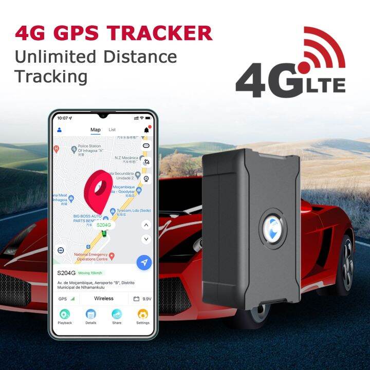 6000mAh 4G GPS S20 Tracker for Car Long Standby Time Tracking Device