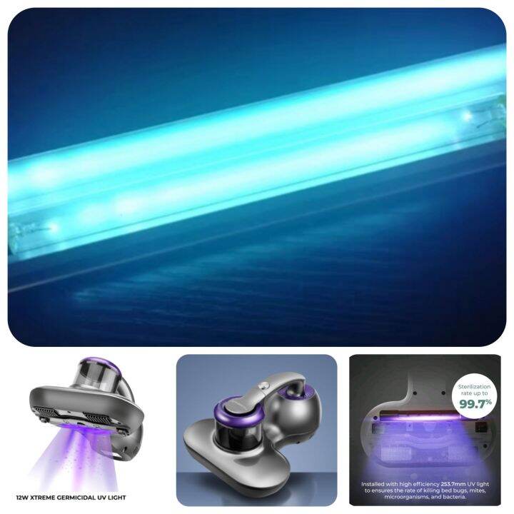 PerySmith 700W Dust Mite XTREME Series V10 UV light 12W Lazada
