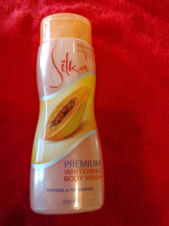 Silka premium whitening body wash 200ml Lazada PH