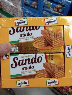 แซนโด Sando  คาลาเมล 12 ซอง  1  แพ็ค