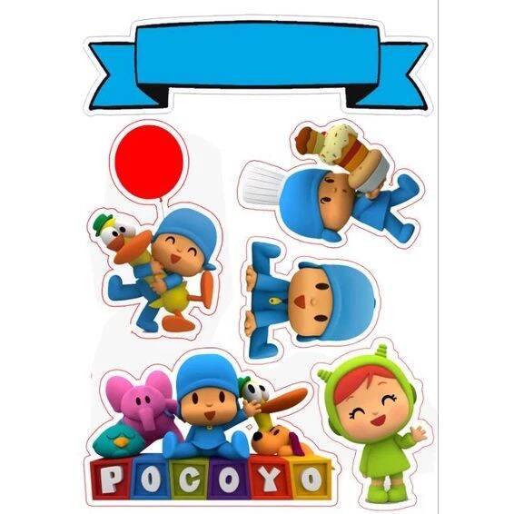 Pocoyo Printed Cake Topper | Lazada PH