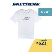 Skechers สเก็ตเชอร์ส เสื้อออกกำลังกายผู้หญิง Women Knit Training Tee Apparel - SP123W079-00GK