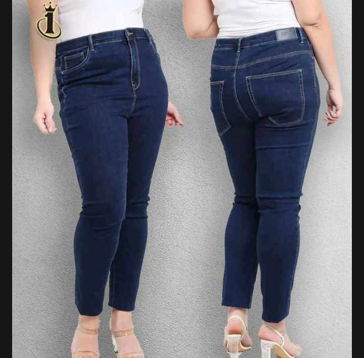 Plus Size Babae Maong Woman Jeans Stretchable Denim | Lazada PH