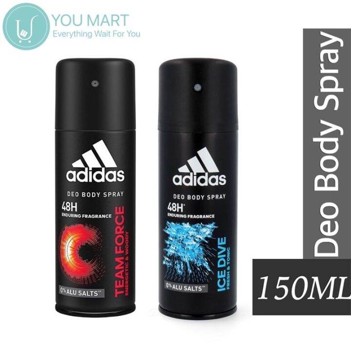 Adidas Deo Body Spray (150ml) 48H Enduring Fragrance Lazada