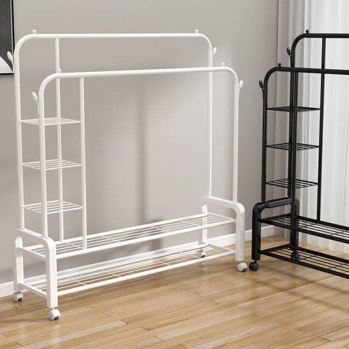 Indoor Clothes Hanger Household Floor Vertical Drying Rack Simple