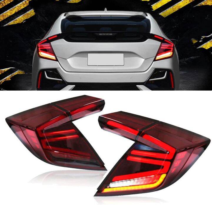 LED Tail Light for Honda Civic Sedan 10th Generation 20162021 Dynamic