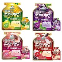 (ห่อยักษ์15ชิ้น) เยลลี่ Konjac Jelly เยลลี่ผลไม้ มีให้เลือก 4 รสชาติ (มะม่วง,องุ่นม่วง,ลิ้นจี่,พีช) ขนมนำเข้า