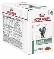 Royal Canin Diabetic Feline in Gravy | Wet (Sachet) 12 X 85 g. 12 ซอง (1 กล่อง)อาหารเปียกประกอบการรักษาโรค สำหรับแมวโตที่เป็นโรคเบาหวาน อายุ 1 ปีขึ้นไป หมดอายุ 04/04/2024