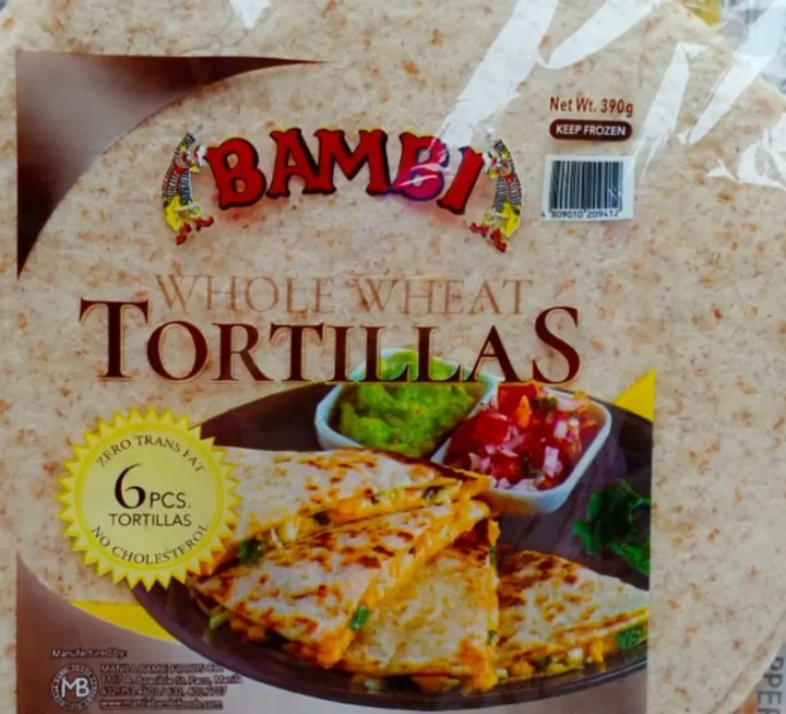 BAMBI Whole Wheat Tortilla Burritos Shawarma Lazada PH