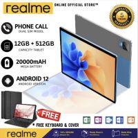 ?ซื้อ 1 ฟรี 9 รายการ? ของแท้ 100% Realme Tablet PC S Pro แท็บเล็ต 10.8 Inch Android 12.0 12GB RAM 512GB ROM สองซิม 4G LTE รองรับซิมการ์ดทุกเครื่อข่าย