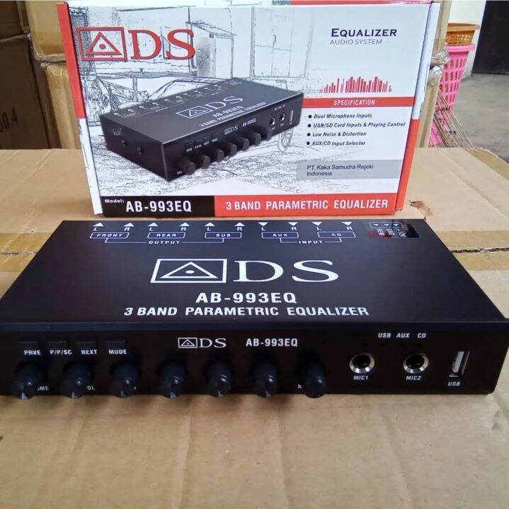 Preamp Equalizer Mic BT ADS AB 993EQ, Bagus Lazada Indonesia