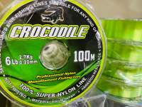 สายเอ็นจรเข้ สายเอ็นโหลด Crocodile ยาว100เมตร เอ็นจรเข้