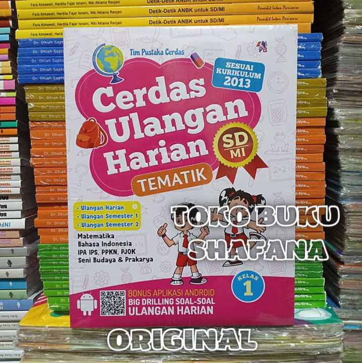 Buku Cerdas Ulangan Harian Tematik Kelas 1 Sd Mi Kurikulum 2013 Pustaka