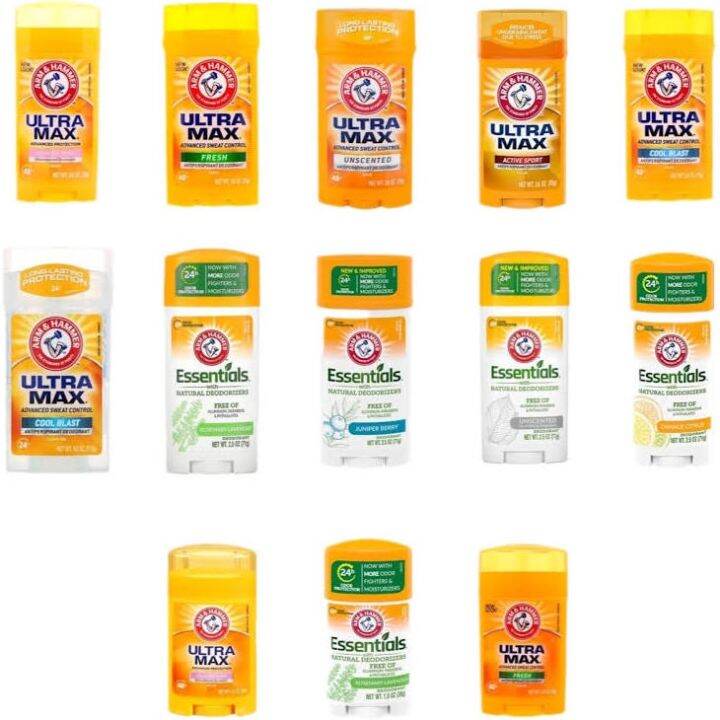 Arm & Hammer Ultra max deodorant , Arm & hammer Essential Deodorant