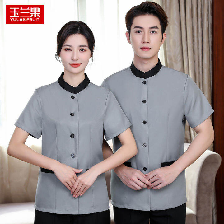 Cleaning Work Clothes ShortSleeved Summer Clothes Women's Hotel Guest