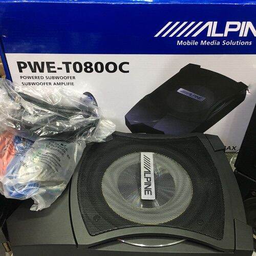 Alpine Active Subwoofer Underseat Woofer PWET080OC Car Audio Hifi