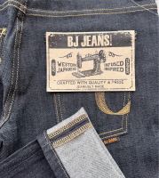 ?BJ Jeans ผ้าดิบผสมยืด (12 ออนซ์) ทรงกระบอกเล็ก เอวกลาง เป้าซิป ของแท้จากช็อป(รุ่นนี้ล็อตเก่าผลิต 2014) #สินค้าสวยไม่มีตำหนิ