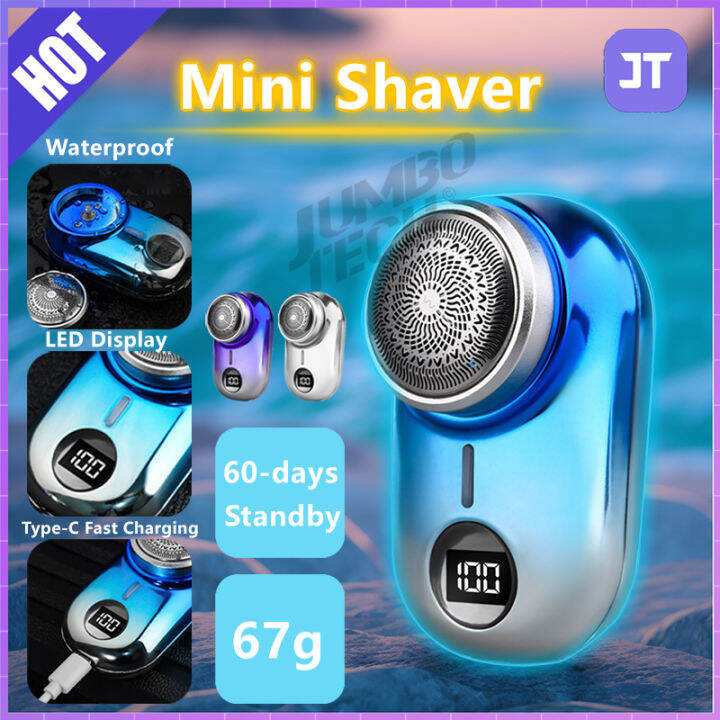 Jumbotech Mini Shaver for Men Rechargeable Protable Electric Shaver