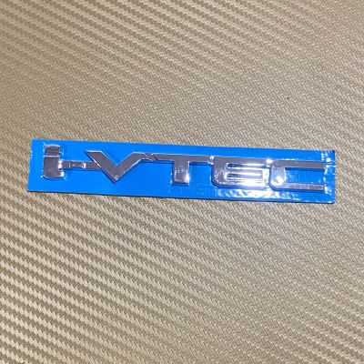 โลโก้* i-VTEC ติดท้าย Honda ขนาด*1.5x13.2 สีเงินชุบโครเมี่ยม