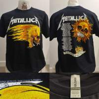 ?เสื้อวง METALLlCA ลิขสิทธิ์แท้ 100% ป้ายGILDAN UK