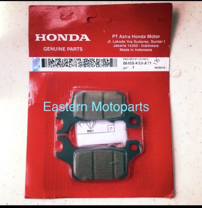 HONDA CLICK 125i/150i V2 Brake Pad (Front) Game Changer Lazada PH