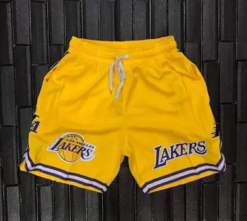 Lakers hot sale yellow shorts