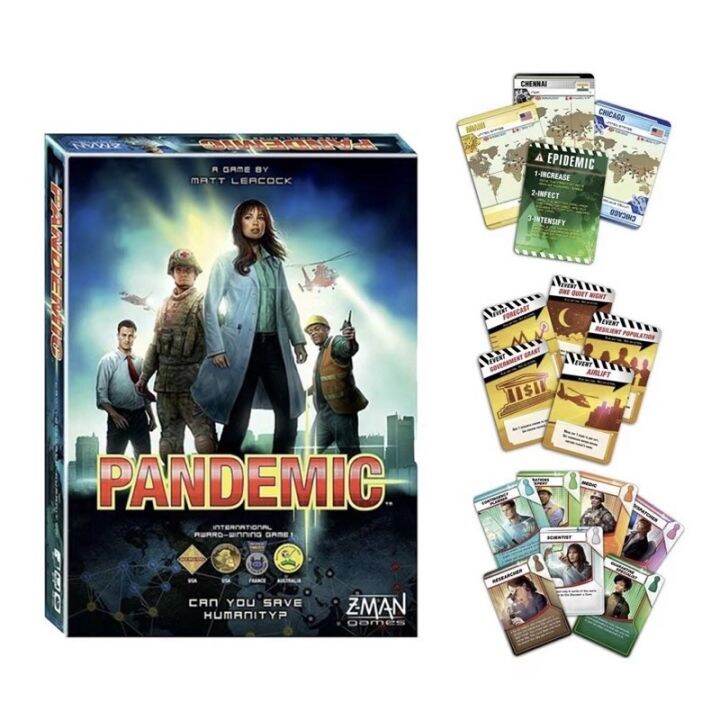 Pandemic Board Game Family Party Games (English Version) Lazada