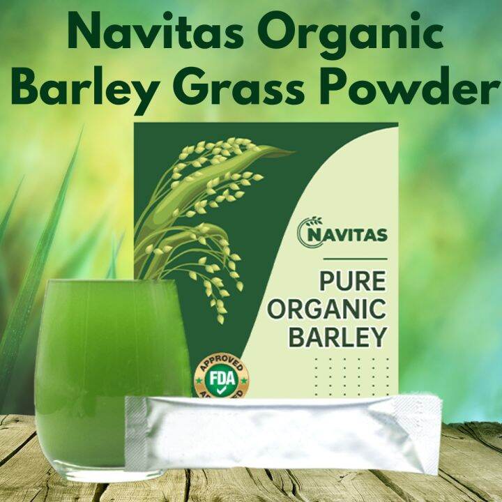 【20PCS/1BOX】Navitas barley grass powder original 100 pure organic
