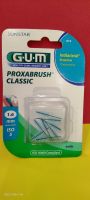 GUM Proxabrush Classic หัวเปลี่ยนแปรงซอกฟัน ทรงต้นสน ขนาด 1.6mm.(Made in USA) 1 แผงมี 8 อันใช้กับด้ามยี่ห้ออื่นได้ เพื่อสุขภาพฟัน ขาย 154 บ. ไม่แพงเพราะสินค้าใหม่ค่ะ