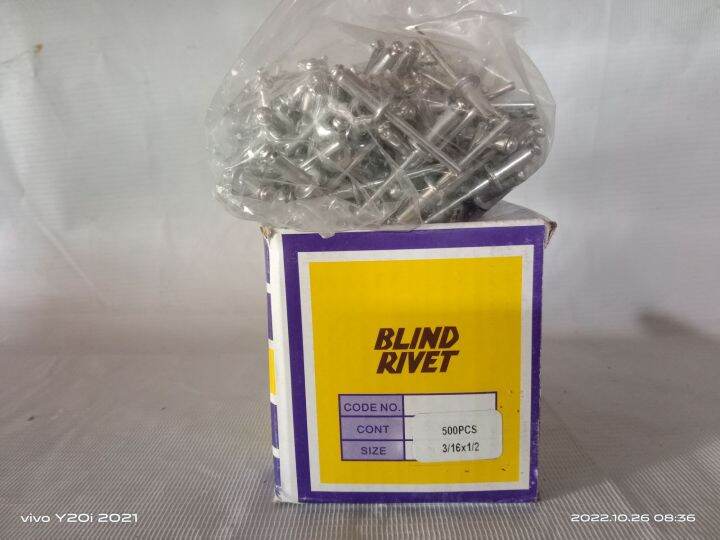 blind rivets 5/32x1/2 aluminun Lazada PH