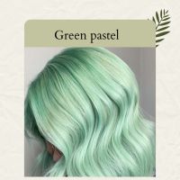 ทรีทเม้นท์เปลี่ยนสีผม Greenpastel (ในเซตมีแค่สี) (สีเขียวพาสเทล),merziicolor