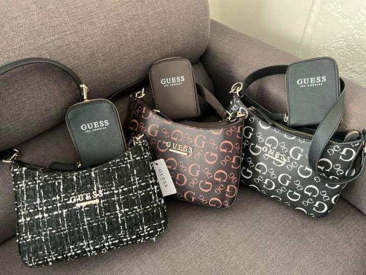 Original 💯 Guess Chardon Topzip Shoulder Bag Lazada PH