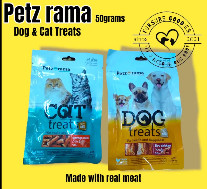 PETZ RAMA Dog & Cat Treats 50grams Lazada PH