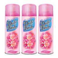 แพ็ค 3 เดลี่เฟรช สเปรย์ น้ำหอมปรับอากาศ กลิ่นฟลอร่า 300 มล. DAILY FRESH SPRAY FLORA 300mL