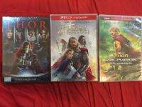 DVD THOR Part 1,2,3. ดีวีดี รวมฮิต ธอร์ ภาค 1,2,3. (แนวแอคชั่นไซไฟซูเปอร์ฮีโร่) (ภาค1และภาต3 แผ่นลิขสิทธิ์แท้มือ1) (ภาค2 แผ่นลิขสิทธิ์แท้มือ2 ใส่กล่อง สภาพสวย) (สุดคุ้มราคาประหยัด)