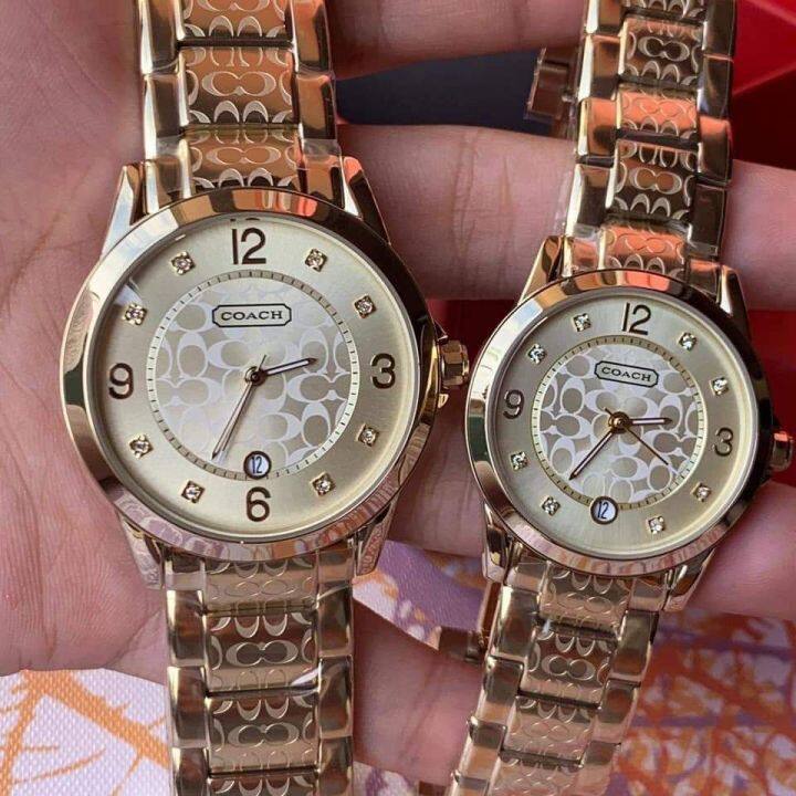 Coach couple store watch