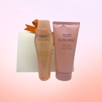 *ขนาดพกพา* SHISEIDO SUBLIMIC AIRY FLOW 50ml x2 (แชมพูครีมนวดสำหรับผมชี้ฟู)​