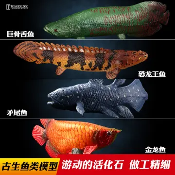 River Monster Collection Toy Fish Set | Piranha Toy | Fish Cake Topper | Fish Figurines | Toy Catfish | Toy Arapaima |Goonch Catfish | River