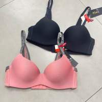 Wacoal Mood Travel Bra บราไร้โครง ม้วนได้ เสริมฟองน้ำไล่ระดับ รุ่น MM1E46