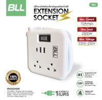 BLL ปลั๊กไฟ รุ่นB80 1 สวิตซ์ 2 ช่องเสียบ 2ช่อง USB + 1 Type-c สายยาว 1เมตร รับประกัน3ปี