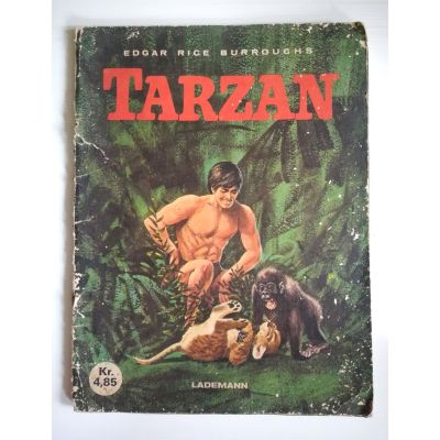 มือ2 มีหลายภาพ,หนังสือภาพขนาดประมาณ A3 ***หนังสือเก่ามีตำหนิ ภาพหลุดจากสัน และ ปกมีรอยขาดตามภาพ ภาพสวย ทาร์ซาน "TARZAN" ผลงานของ EDGAR RICE BURROUGHS ภาษาฝรั่งเศษ