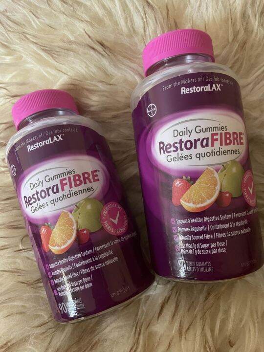 RestoraFIBRE Daily Prebiotic Fibre Gummies Gentle Constipation Relief