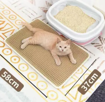Cat Litter Mat Double Layer Waterproof Pet Cat Litter Box Mat Katten Sand  Tray Pad Filling