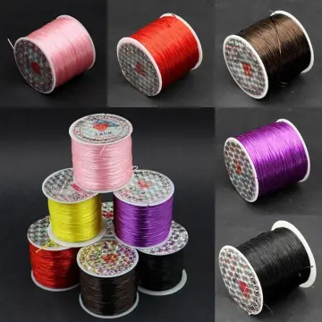 2pcs Elastic String Stretchy Bracelet String Crystal String Bead Cord For Bracelet  Necklace Beading Jewelry Making
