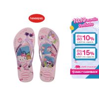 HAVAIANAS รองเท้าแตะเด็ก Kids Slim Hello Kitty Flip Flops - Ballet Rose Pink รุ่น 41457480076KPIX (รองเท้า รองเท้าแตะ รองเท้าเด็ก)