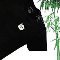 bank’s Panda T-Shirt in Black Color เสื้อยืดลายแพนด้า เสื้อยืดคอกลม เสื้อยืดคุณภาพดี